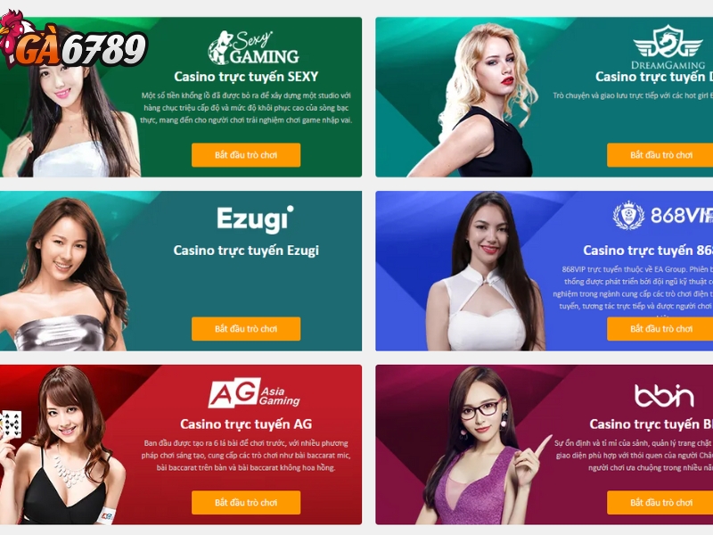 Những ưu điểm vượt trội của Casino tại GA6789